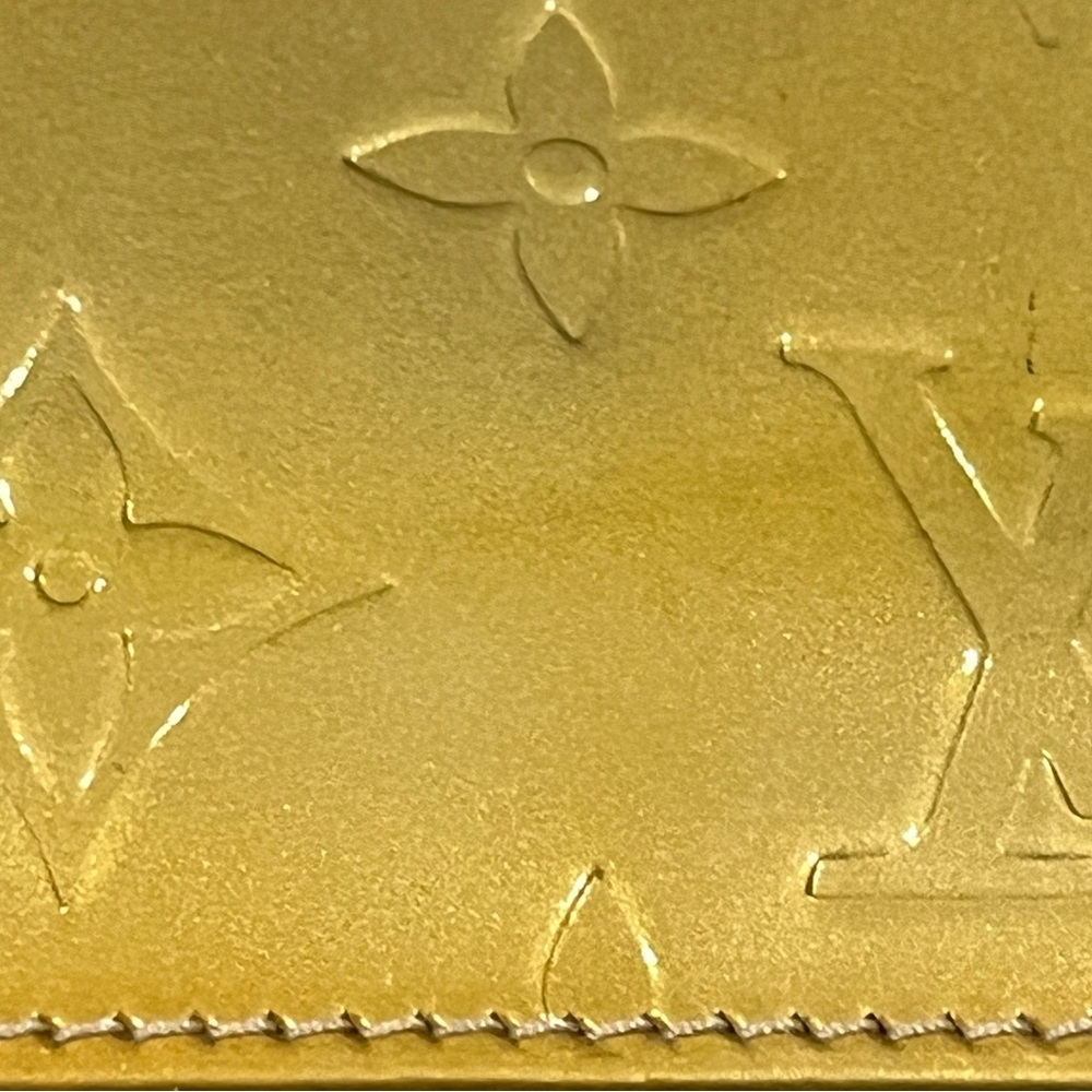 Louis Vuitton  Lexington Vintage 1999 Vernis Pochette Yellow Retail $1650 - Picture 2 of 15